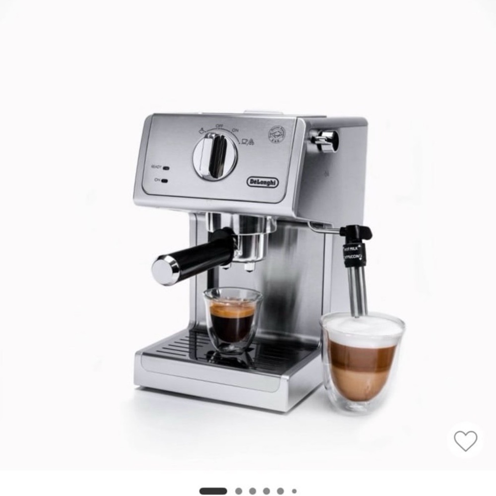 DeLonghi Silver Espresso Machine